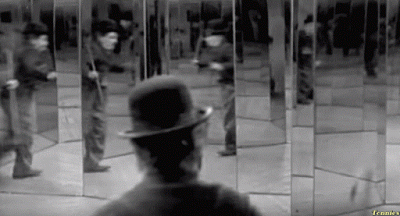 Charlie Chaplin Mirror Maze Scene